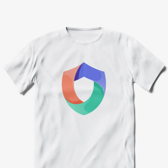 White T-Shirt with Logo