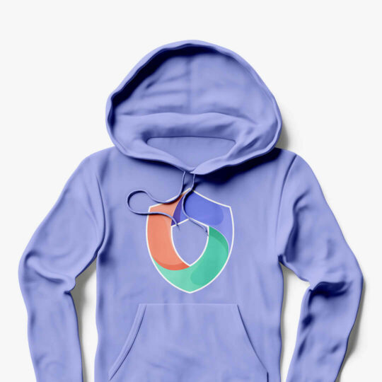 Purple Hoodie with Logo